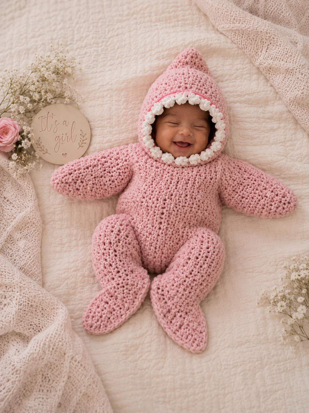 Baby Shark onesie customer photo